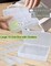 4 Pieces Tackle Box Organizer Plastic Jewelry Box with Dividers Snackle Box Charcuterie Container Bead Organizer Containers Craft Storage Organizers